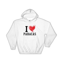 I Love Paracas : Gift Hoodie Peru Tropical Beach Travel Souvenir - £28.94 GBP