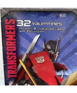 Transformers 32 Valentine Cards 8 Characters 35 Stickers Hasbro 2014 New... - $13.33 CAD