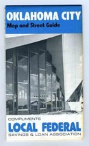 Oklahoma City Map &amp; Guide by Local Federal Savings and Loan Association 1977  - £13.99 GBP