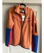 Nike Sportswear Tech Fleece Full Zip Hoodie Orange Pink  CU4489-808 Mens... - $179.24 CAD