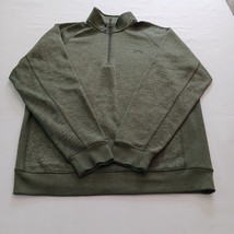 Under Armour Sweatshirt Men's Size Large Gray Quarter Zip Long Sleeve Pullover image 7