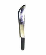 22”SCREAM Horror Knife MACHETE SILVER Plastic Fake Prop Weapon Costume A... - $6.62