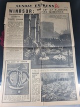 Sunday Express Feb 17 1952 Cover Page King George&#39;s Funeral Great Brittan - £11.03 GBP