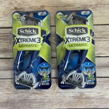 8 SCHICK Xtreme 3 Ultimate 3-Blade Disposable Razors 2 Packages - Sealed &amp; NEW - £12.31 GBP