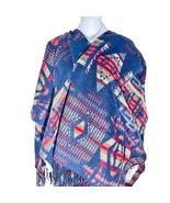 Ana Aztec Tribal Fringe Poncho Wrap – One Size - €37,42 EUR Ana Aztec Tribal Fringe Poncho Wrap – One Size - €37,42 EUR