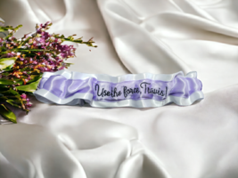 Use the force, (Your Name) Custom Colors Embroidered Wedding Garter Pers... - £11.00 GBP