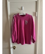 Disney Disneyland Resort Graphics HOT PINK Spirit Jersey With Sparkle Wo... - $37.96 CAD
