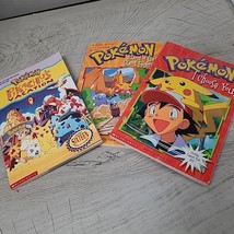 Scholastic Pokemon Book Lot Vintage I Chose You, Pikachu&#39;s Vacation,  Island - £9.83 GBP
