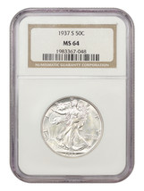 1937-S 50C Ngc MS64 - £340.05 GBP