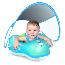 Baby Swimming Float Inflatable Baby Pool Float Ring Newest With Sun Protection C - £36.33 GBP