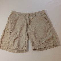 Columbia Sportswear XM4599 Men&#39;s Tan/Khaki Cotton Shorts Pockets Size W3... - £11.28 GBP