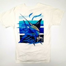 Guy Harvey Mens T-Shirt Size S White Cotton QK16 - £7.34 GBP