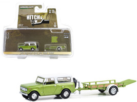 1970 Harvester Scout Lime Green Metallic w Alpine White Top &amp; Utility Tr... - £23.48 GBP