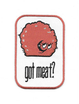 Aqua Teen Hunger Force Meatwad Got Meat? Embroidered Patch, NEW UNUSED - £6.25 GBP
