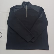 Calvin Klein Tech Fleece Men’s 1/4 Zip Designer Athleisure Black Sweatshirt Sz S image 13