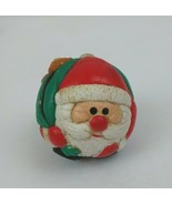 Vintage 1990s Papel Freelance Christmas Santa Claus Rubber Ball Toy Rare - $271.25 MXN