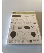 Stampin Up Cling Stamp Set BALLOON CELEBRATION  ...... VERY RARE UNUSED - $315.94 MXN