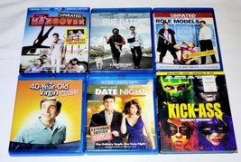 Kick-Ass, Role Models, Due Date, Hangover, 40‐Year-Old Virgin &amp; Date Night Lot - £15.73 GBP