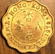 1979 Hong Kong 20 Cents Coin - £1.02 GBP