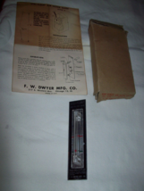 Vintage Visi-Float Air Filter Gage Gauge No. 420 420A Style A Dwyer Mfg.... - $15.83
