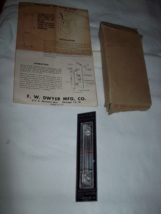 Vintage Visi-Float Air Filter Gage Gauge No. 420 420A Style A Dwyer Mfg.... - £12.54 GBP