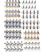 80pcs Medieval Armoured Skeleton Legion Soliders Collection Minifigures - $314.62 MXN+