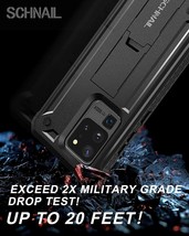 Schnail Titan for Samsung Galaxy S20 Ultra Case, Military Grade Drop Black - £41.63 GBP