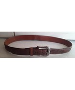 ARIAT Mens Western Perforated Edge Basic Leather Belt A10011717 36&quot; - $27.15 CAD