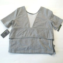 Nike Women Short Sleeve Tank Top Shirt - AR6367 - Gray 091 - Size S - NWT - $36.99