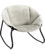 Grey Micromink Rocking Saucer Chair From Urban Shop. - £97.53 GBP