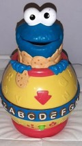 Cookie Monster Sesame Street 2002 Mattel Alphabet ABCs Phonics Push And Talk Toy - $20.00