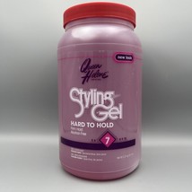Queen Helene Hard to Hold Hair Styling Gel Pink Level 7 Jumbo 5 lbs - £54.52 GBP