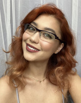 New ALAIN MIKLI A 900739 52mm Purple Semi-Rimless Women&#39;s Eyeglasses Frame - $384.99