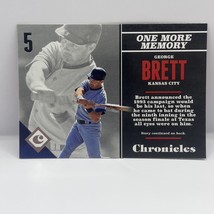 2017 Panini Chronicles Baseball George Brett Base #82 Kansas City Royals - $1.97