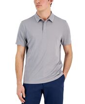Alfani Polo Shirt Men's 2XL Storm Grey AlfaTech Stretch Solid Stretch - $16.99