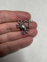 Vintage Sterling Silver Crab Pendant .925  6.1 grams - $29.95