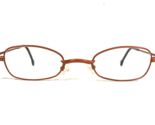 Vintage La Eyeworks Brille Rahmen EMMETT 434 Matt Orange Oval 43-21-130 - $64.89