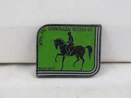 Vintage Olympic Event Pin - Equestrian Moscow 1980 - Stamped Pin - £11.99 GBP