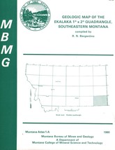 Geologic Map: Ekalaka 1 x 2 Quadrangle, Southeastern Montana - £10.29 GBP