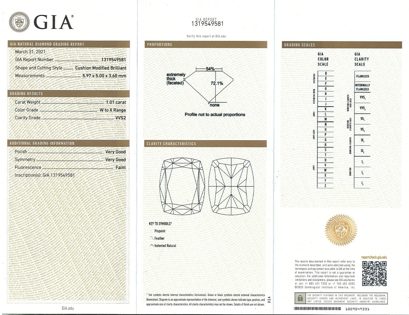 Certifié GIA 1.86Ct Coussin Lumière Jaune Fiançailles Diamant Bague 18k or Blanc Item image 3