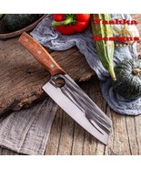 Kochmesser High Carbon Stahl Hackbeil Schutzloch Full Tang Metzger Küche - €16,98 EUR