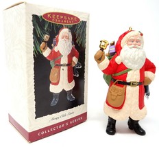Hallmark Keepsake Ornament Merry Olde Santa #4 Collector&#39;s Series 1993 Skates - £7.49 GBP