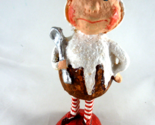 Debra Schoch Plum Pudding 8&quot; Figurine Christmas Folk Art Paper Mache - $69.29