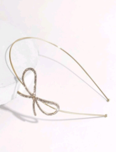 Beautiful Women Rhinestone Bow Knot Decor Headband - £10.47 GBP
