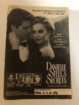 Danielle Steel Secrets Vintage Tv Guide Stephanie Beacham Print Ad TPA23 - $5.93