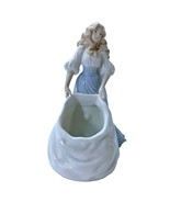 House of Lloyd Porcelain Girl Maiden Planter Vase Candy Holder Figurine ... - £19.43 GBP