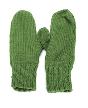 VTG Gloves Mittens Lot Van Raalte Hand Knit Solids Patterns 4 PR Peg Han... - $28.71