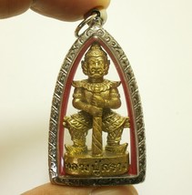 LP Suang magic monk blessed Thao Wessuwan Asura Deva Wealthy King Lord of all Tr - £43.90 GBP