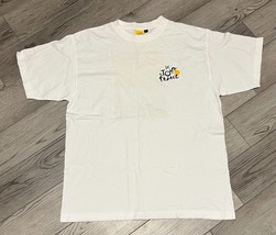 Le Tour De France 2005 Official White Front/Back Graphic T-Shirt Size M - $13.78