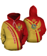 Montenegro Country Flag Hoodie Adults And Youth - $76.57 CAD
